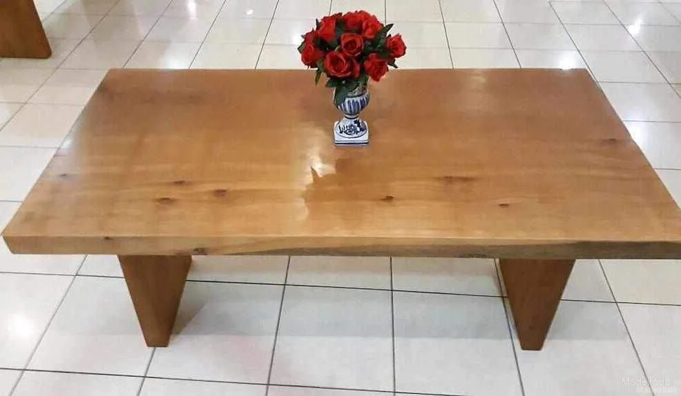 Mesa de Jantar Ohnála de Madeira Maciça de Pequiá 150 x 60 - Image 4