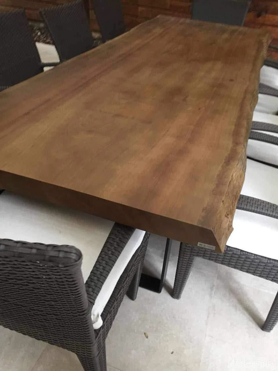 Mesa de Madeira Jaraguá Pequiá 12 lugares 300 x 110 - Image 3