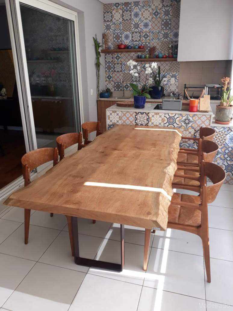 Mesa Rústica de Madeira Rustica - Pancarus de 6 -8 lugares 200 X 90 - Image 3